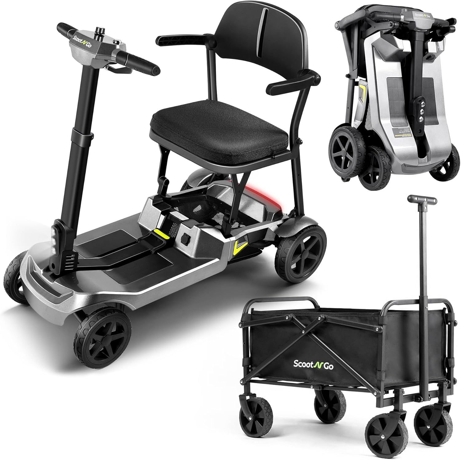 SCOOTNGO Foldable Mobility Scooter