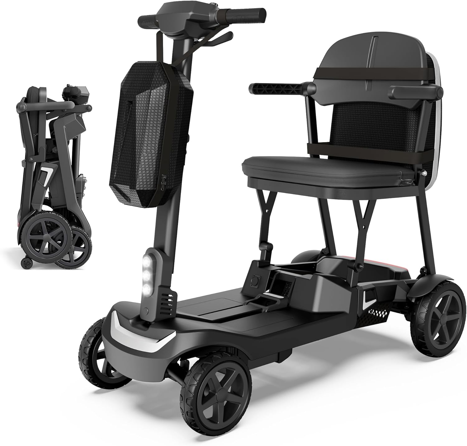 Sugogo Lightweight Foldable Mobility Scooter for Adults & Seniors with Dual Battery & Airline Approved