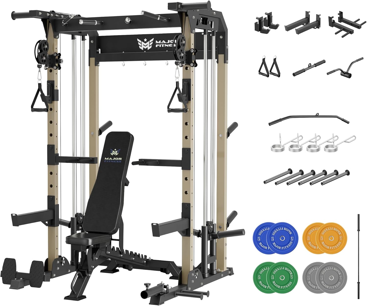 Major Fitness F22 Power Rack All-in-One Squat Rack & Home Gym
