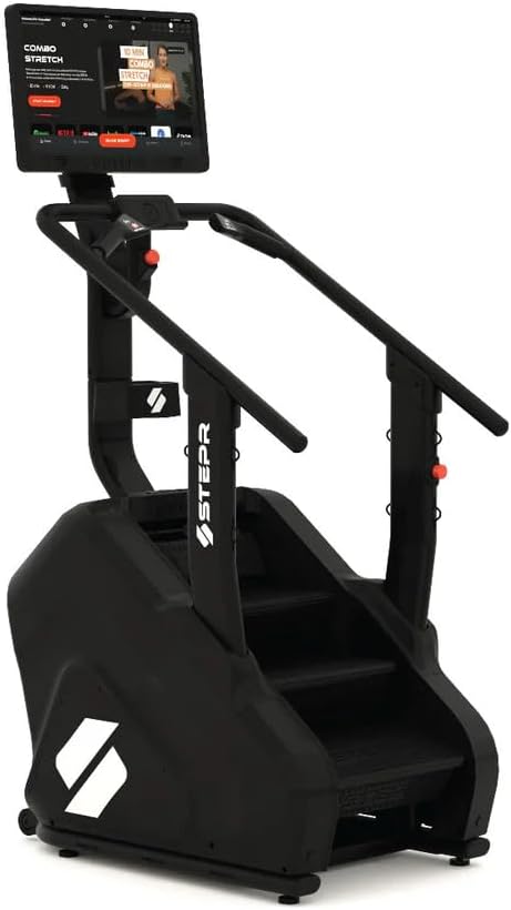 STEPR PRO+ Plus Stair Master Climber with 27″ LED Touchscreen For Home