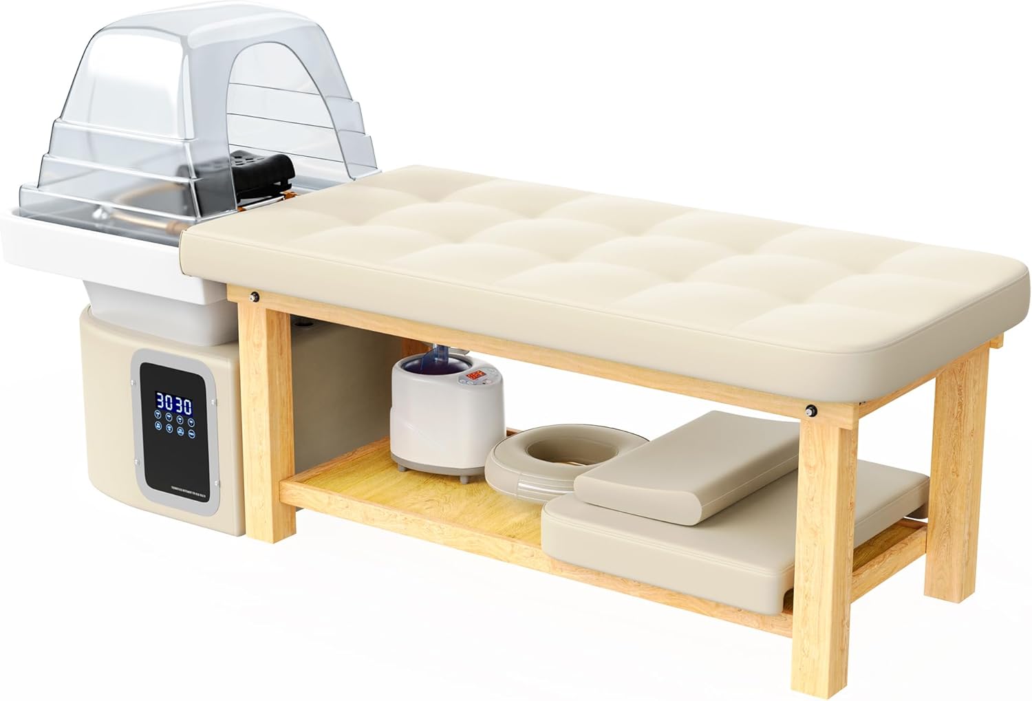 Pouseayar Head Spa Massage Table with Water Cycle
