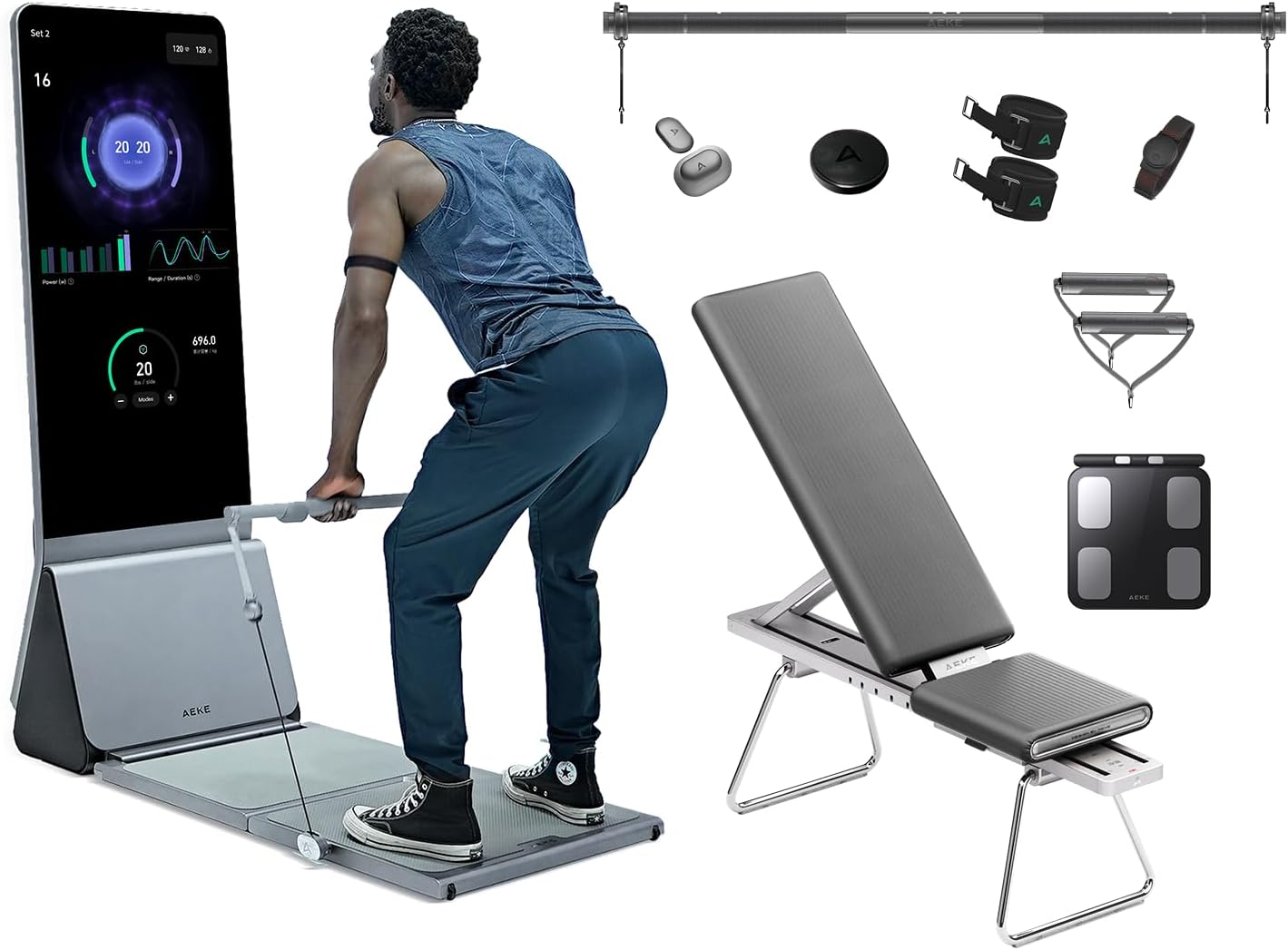 AEKE AI-Powered Smart Home Gym System