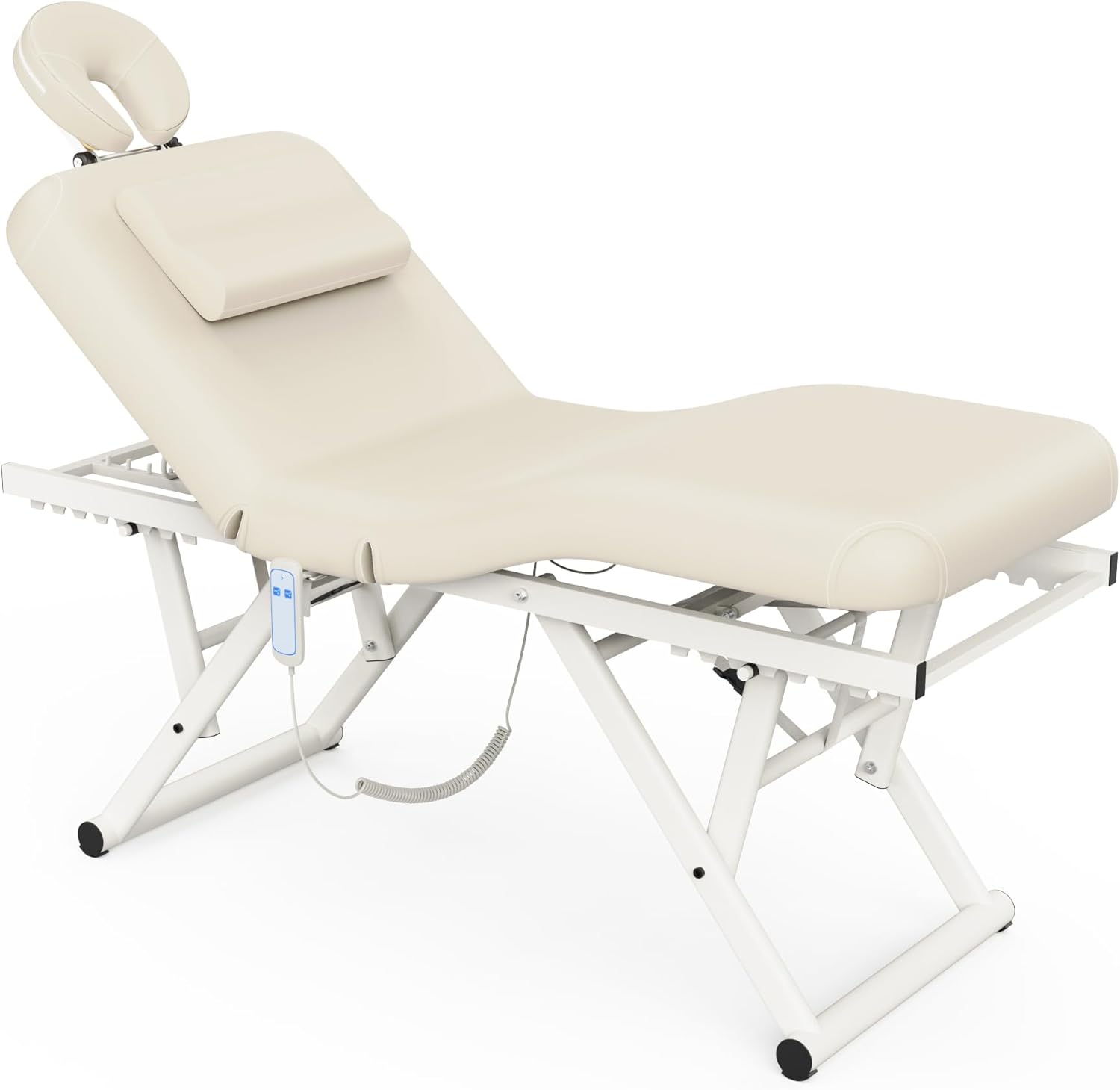 Dolonm Height Adjustable Massage & Treatment Table with Face Pillow & Headrest