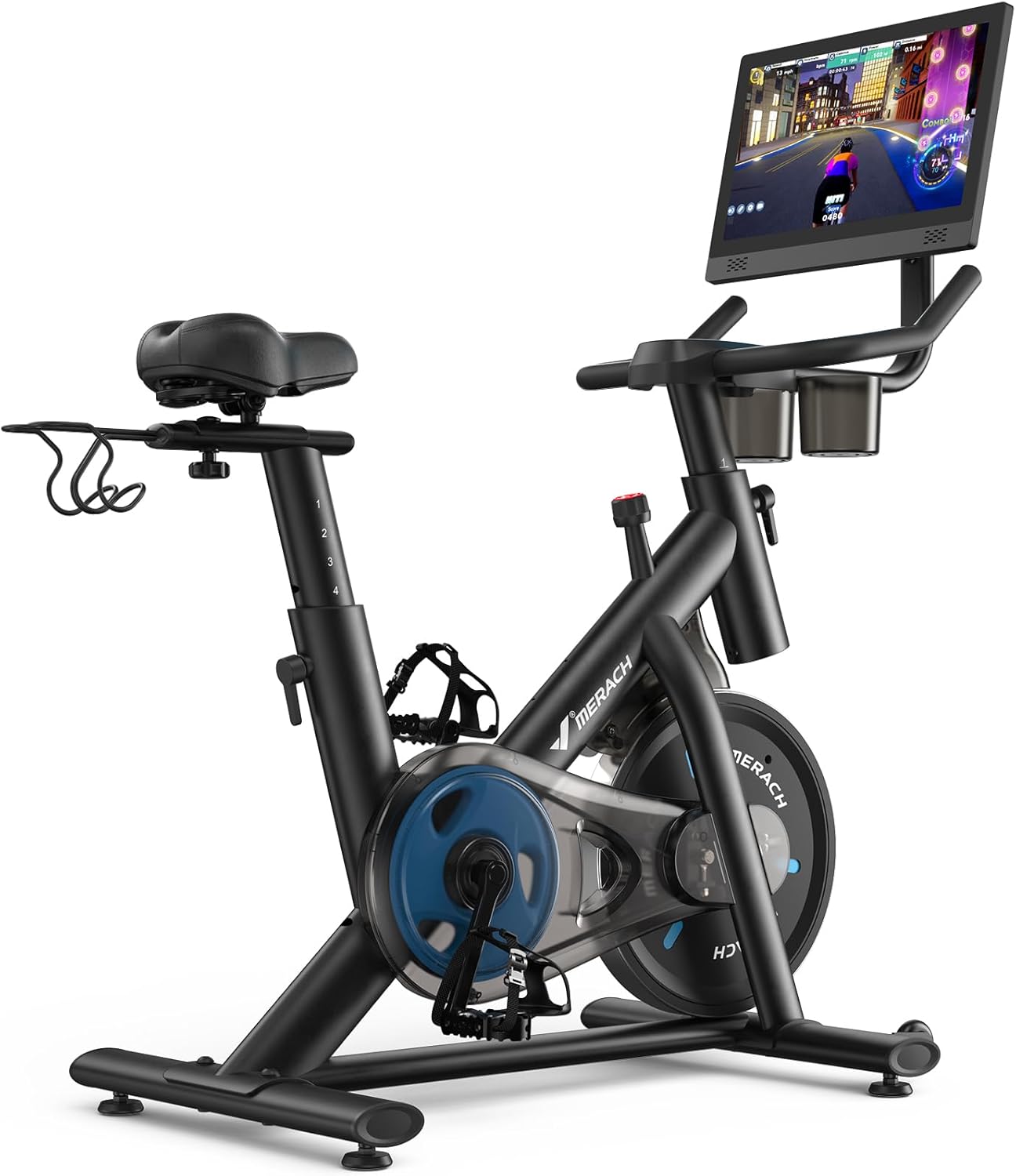 MERACH Exercise Stationary Bike with Exclusive App