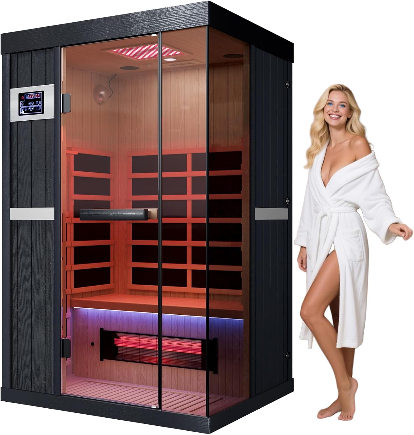 Onxyedge 2-Person Full Spectrum Infrared Sauna