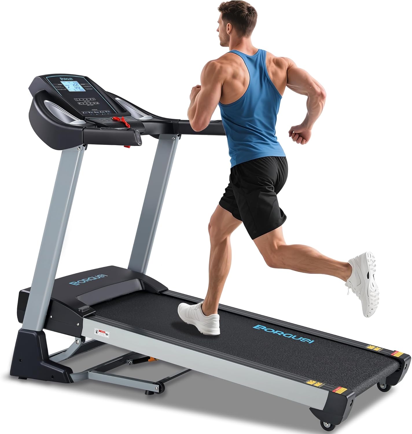 BORGUSI Treadmill with Auto Incline For Home