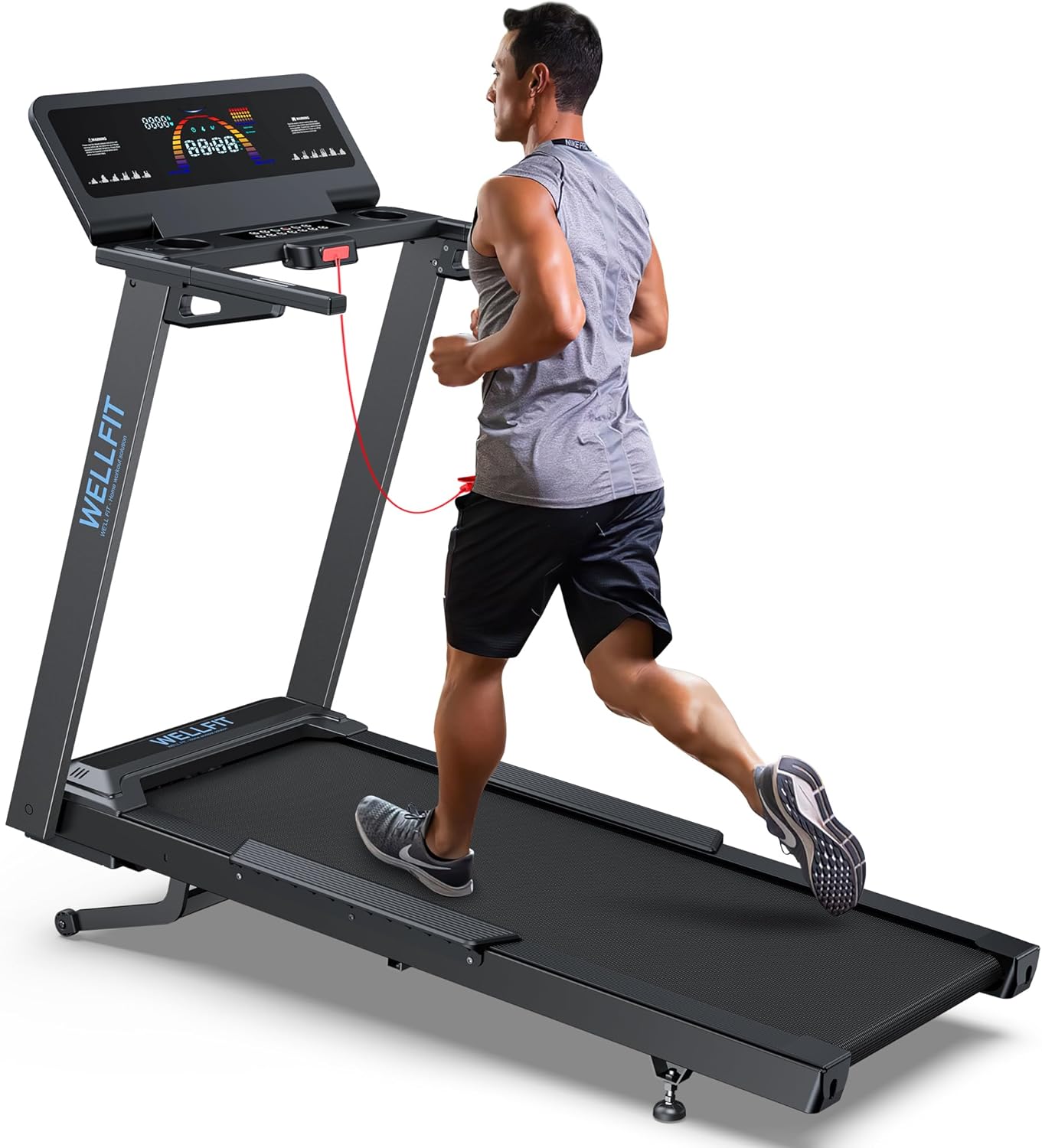 WELLFIT Auto Incline Treadmill For Home