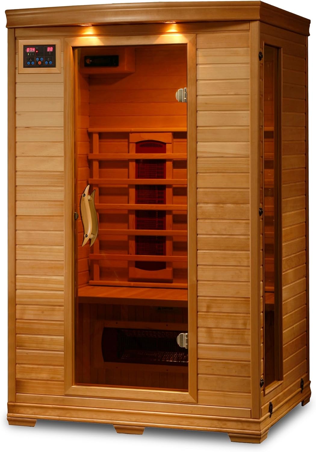 Blue Wave HEATWAVE Coronado Infrared Sauna with Hemlock Wood & Full Spectrum Carbon Panels