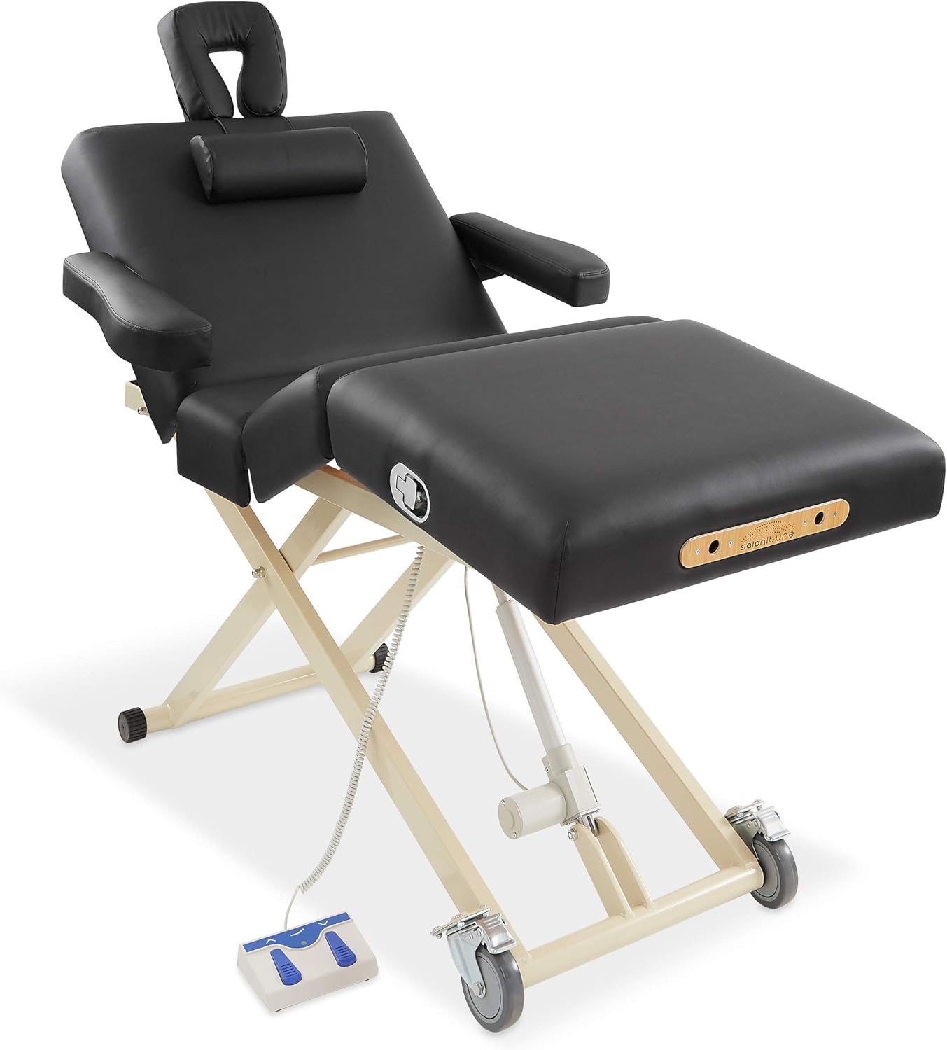 Saloniture Professional 4-Section Electric Lift Massage Table