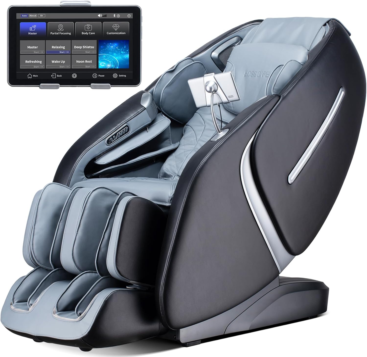 BOSSCARE 4D Full Body Zero Gravity Body Scanning and Heated Massage Chair
