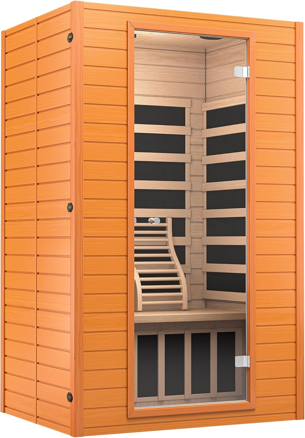 Spring Spa 2-Person Infrared Sauna with Canadian Hemlock & Bluetooth