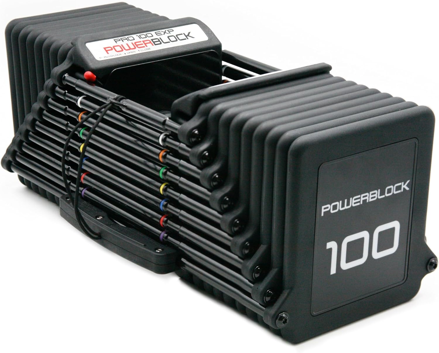 PowerBlock Pro 100 Quick Adjustable Dumbbell 5-100 lb For Home