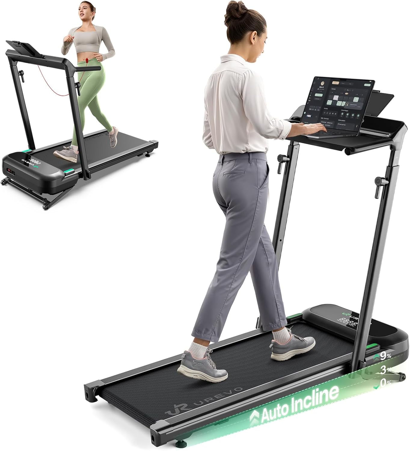 UREVO Foldimix 5L Treadmills for Home