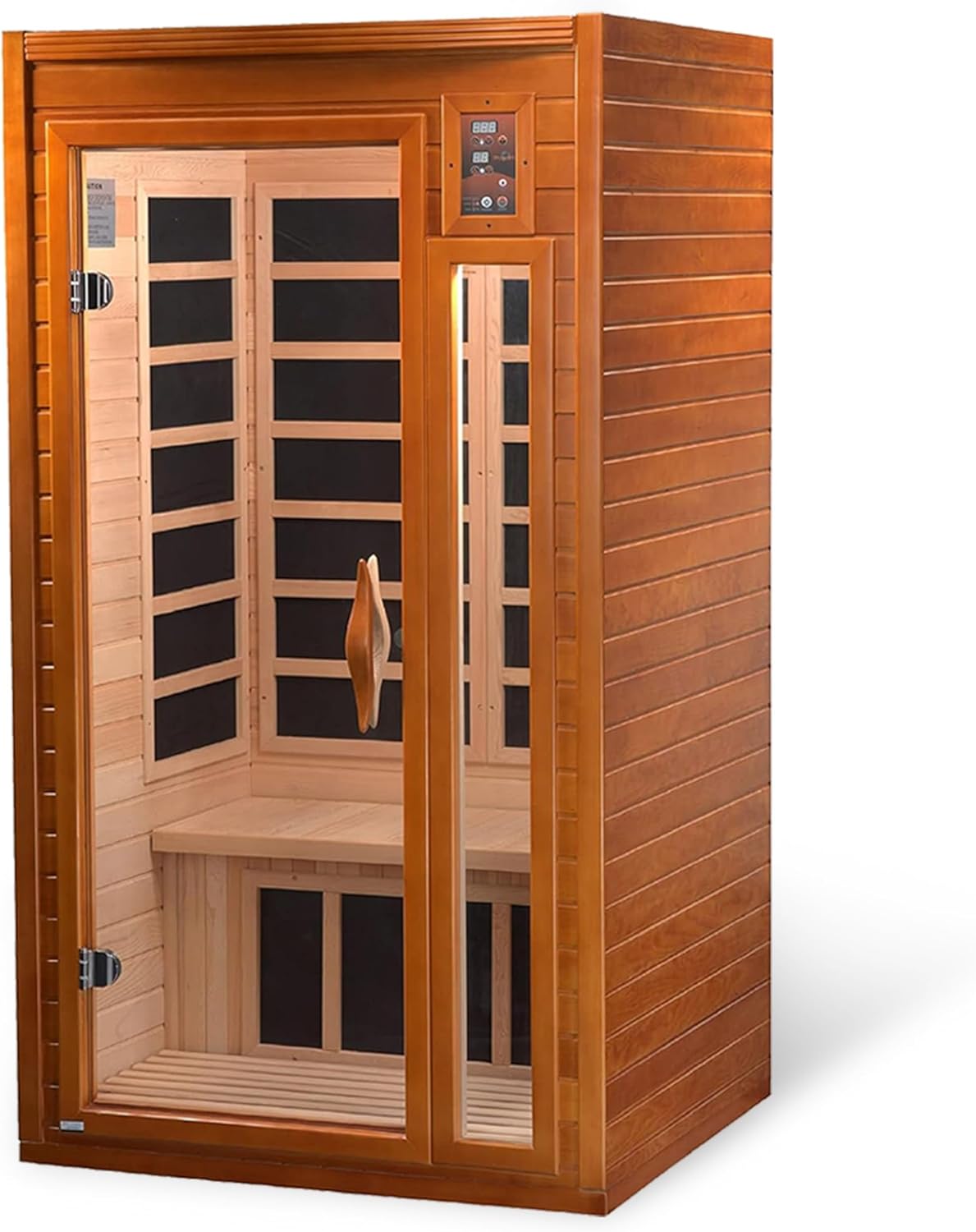 Dynamic Saunas Barcelona 1‑2 Person Low EMF Far Infrared Home Sauna with Bluetooth & Chromotherapy