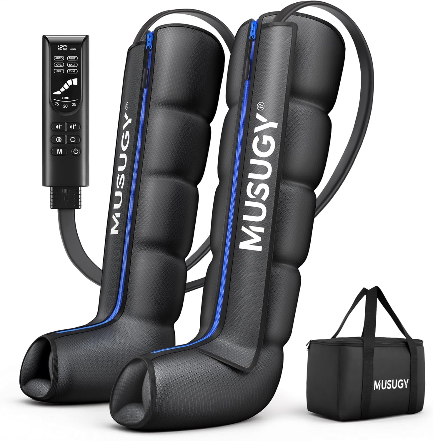 Musugy Sequential Full Leg Air Compression Boots Recovery System